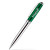 Custom Brass Ballpoint Twist Metal Pen - Translucent Green