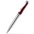 Custom Brass Ballpoint Twist Metal Pen - Translucent Burgundy 