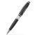 Custom Resin Accented Brass Ballpoint Twist Metal Pen - Glisten-Black/White