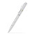 Custom Deep Enamel Coated Aluminum Ballpoint Twist Metal Pen - Satin Chrome 