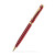 Custom Brass Ballpoint Twist Metal Pen - Translucent Red 