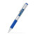 Custom Aluminum Ballpoint Twist Metal Pen With Rubber Grip - Blue