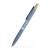 Custom Bali Satin Soft Touch Gel Click Pen (Recycled Aluminum) - Light Grey