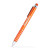 Custom Beverly Stylus Twist Metal Pen - Orange 