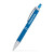Custom Hope Stylus Satin Soft Touch Click Metal Pen - Light Blue 