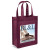 CustomIke Celebration Tote - Burgundy Side View
