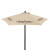 Custom 7' Steel Market Umbrella Kit (6 Imprints) - Natural 
