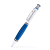 Custom Heavyweight Ballpoint Click Metal Pen - Blue 