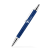 Custom Brass Ballpoint Click Metal Pen - Matte Blue 