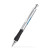 Custom Aluminum Ballpoint Click Metal Pen - Satin Chrome 