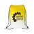 Custom Prisma Eco Friendly Gradient Drawstring Bag - Sunny Yellow