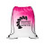 Custom Prisma Eco Friendly Gradient Drawstring Bag - Heliconia 