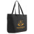 Custom Essex Eco Friendly Inspire Tote Bag - Black Side View