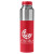 Custom Hampton 33 oz. Single Wall Stainless Steel Water Bottle - Cabana Red 
