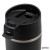 Custom Perka Macchiato Coffee Tea Press Tumbler - Black