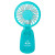 Custom Prisma Battery Powered Clip On Fan - Tahiti Blue 