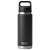 Custom YETI Rambler 26 oz. Water Bottle with Chug Cap - Black Back View