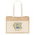 Custom Riley Jute Tote - Sparkle - Natural With Handle 