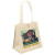 Custom Aurora Cotton Tote - Full Color - Natural Side View