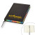 Custom Spectrum Notebook w/Rainbow Edge Pages - Black Rainbow 
