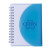 Custom Two-Tone 4" x 5" Spiral Notebook - Blue/White