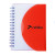 Custom Two-Tone 4" x 5" Spiral Notebook - Red/White
