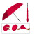 Custom Invertabrella Deluxe Reverse Open Umbrella - Red 
