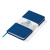 Custom Full Color Soft Touch 3" x 6" Junior Journal - Blue with band