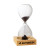 Custom Magnetic Sand Timer/Hourglass - Wood Base with Clear Hourglass