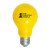 Custom Light Bulb Stress Reliever - Yellow