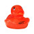 Custom 2" Pastel Glitter Rubber Duck - Coral