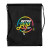 Custom Full Color Non Woven Drawstring Bag - Black