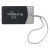Custom Two Tone Luggage Tag - Black With Silver 
