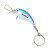 Custom Fishing Lure Keychain with Clasp - Blue 