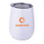 Custom 10 oz. Stainless Steel Lined Vacuum Wine Tumbler - White