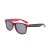 Custom Color Stack Sunglasses - Black/Red
