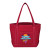 Custom Full Color Medium Starboard Cotton Canvas Tote Bag - Red 