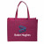 Custom Full Color Standard Non Woven Tote - Burgundy 