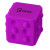 Custom Square Push Pop Ball - Purple 