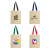 Custom Full Color Natural Cotton Canvas Grocery Tote Bag - All Colors 