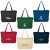 Custom Large Starboard Cotton Canvas Tote Bag - All Colors 