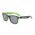 Custom Color Stack Sunglasses - Black/Green 