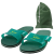 Custom Sport Flip Flops - Green 