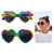 Custom Heart Sunglasses - Rainbow