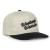 Custom Two-tone 5-panel Cap - Ivory/Black Side view