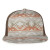 Custom Printed 5-panel Mesh Back - Sand Aztec/Brown 