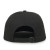 Custom American Made Solid Back Dad Cap - Charcoal Back View