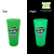 Custom Full Color Nite Glow 26 oz. Tumbler - Neon Green