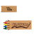 Custom 4pk Crayons - Beige Box 