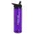 Custom 24 oz Flip Top Water Bottle - Purple 